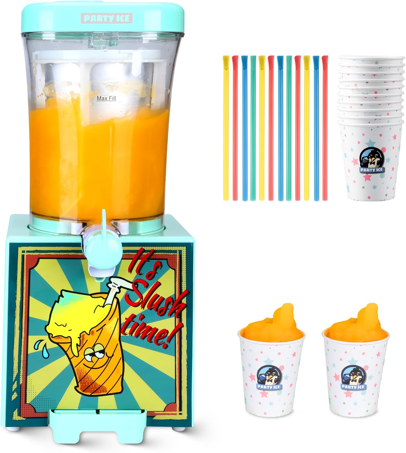 Turn Sugary Drinks into Slushie Fun! Aqua Party Ice