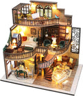 Spilay DIY Dollhouse Miniature Kit 1:24 Scale - Handmade Room Gift