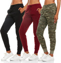 BottomLine 3 Pack Sweatpants Women - Cozy Fleece Joggers set