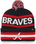 47 MLB Unisex Bering Cuffed Knit Pom Beanie - Warm Team Style