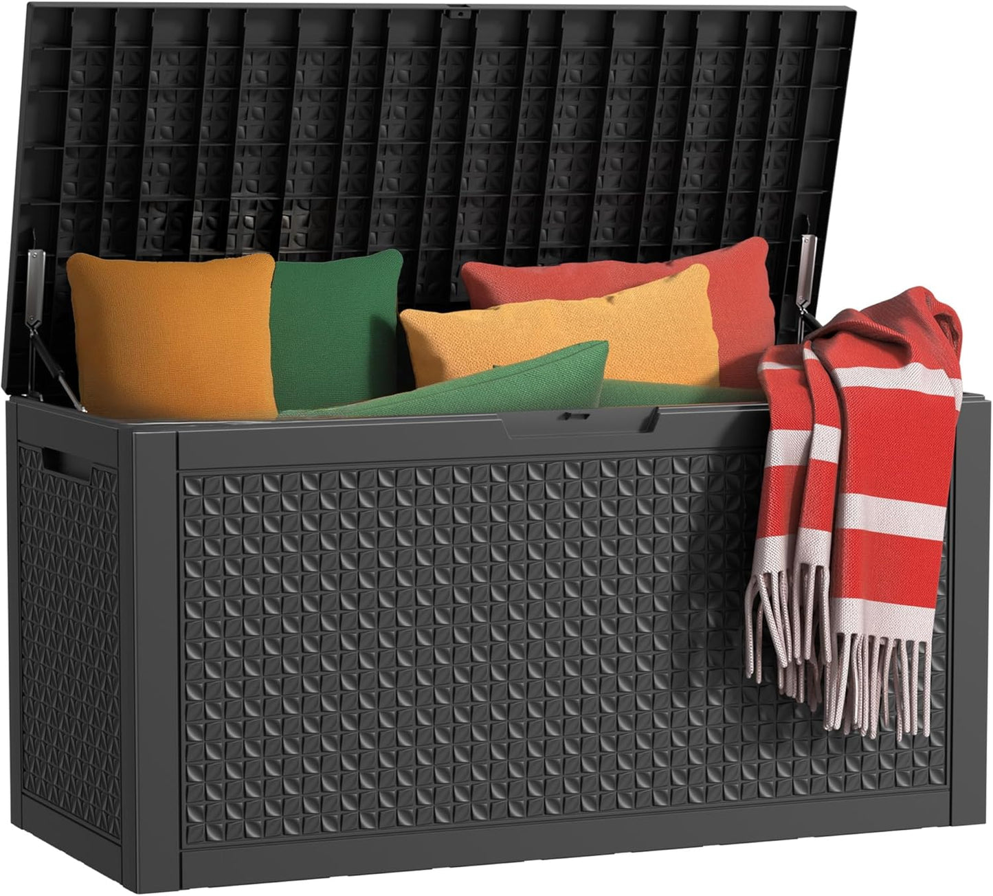100 Gallon Waterproof Outdoor Storage Box for Garden and Patio