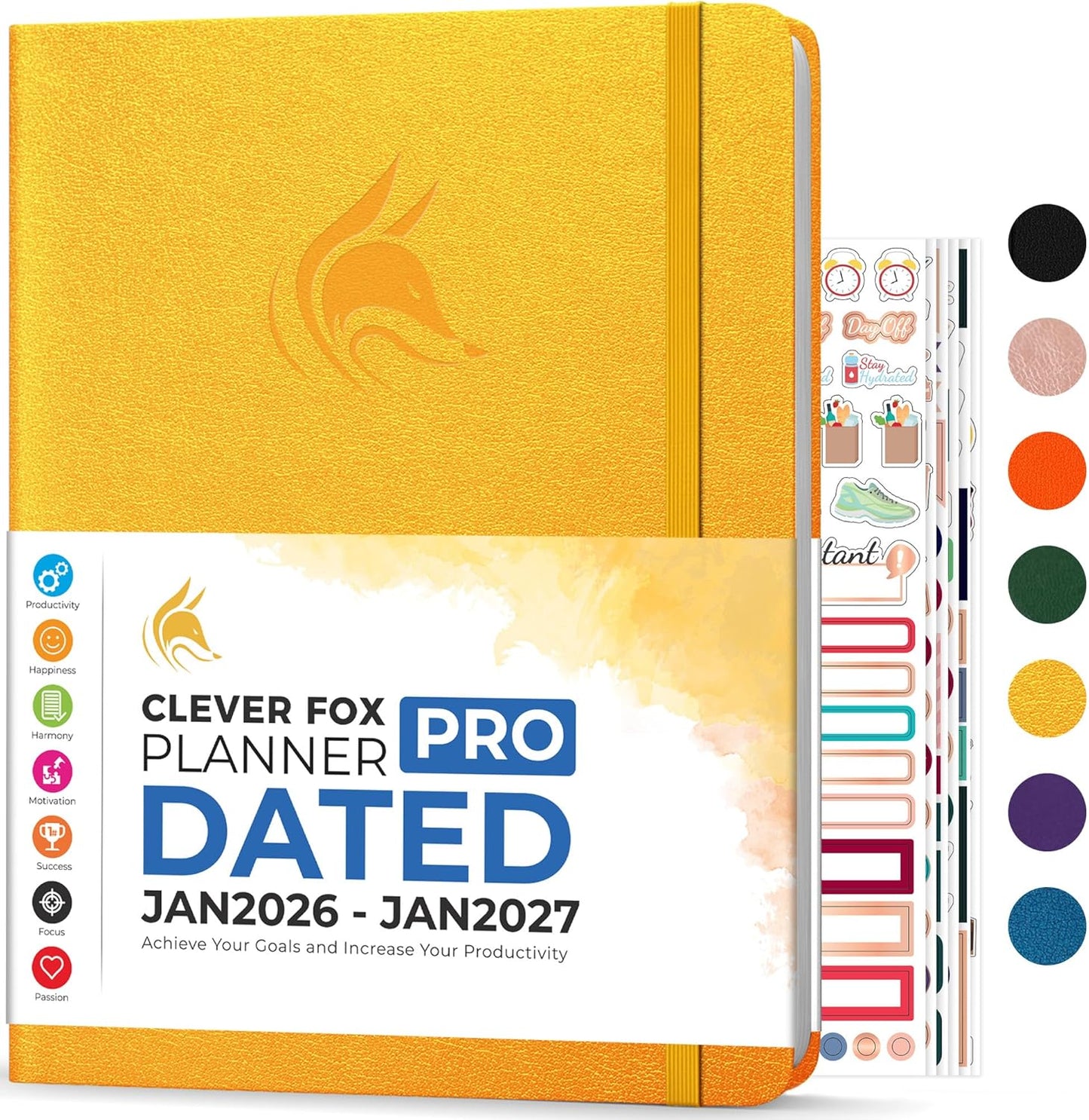 Clever Fox Planner PRO Dated Weekly & Monthly Life Planner