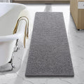LOCHAS Luxury Bathroom Rug Shaggy Bath Mat 48 x 17 in - Soft