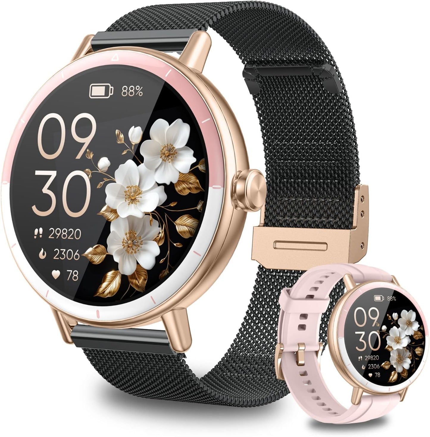 Smart Watch for Men/Women with 100+ Sport Modes and Health Tracking