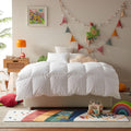 Three Geese Toddler Comforter Small Crib Quilt 41x48 in - All Season