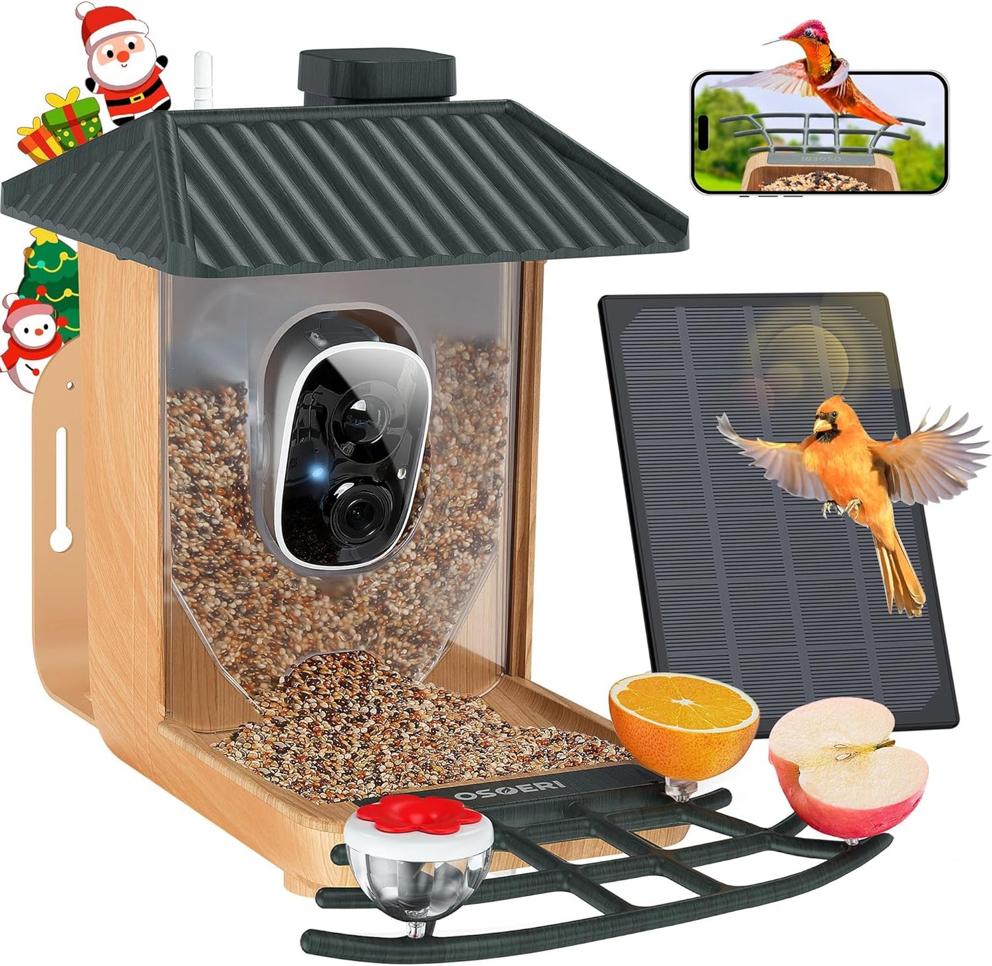 Smart Bird Feeder with Camera for Bird Lovers and Enthusiasts
