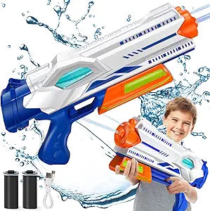 TOY Life Electric Manual 2-in-1 Water Gun for Epic Summer Fun