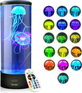 Brewish Jellyfish Lamp 16-Color LED Night Light - Lifelike Desk