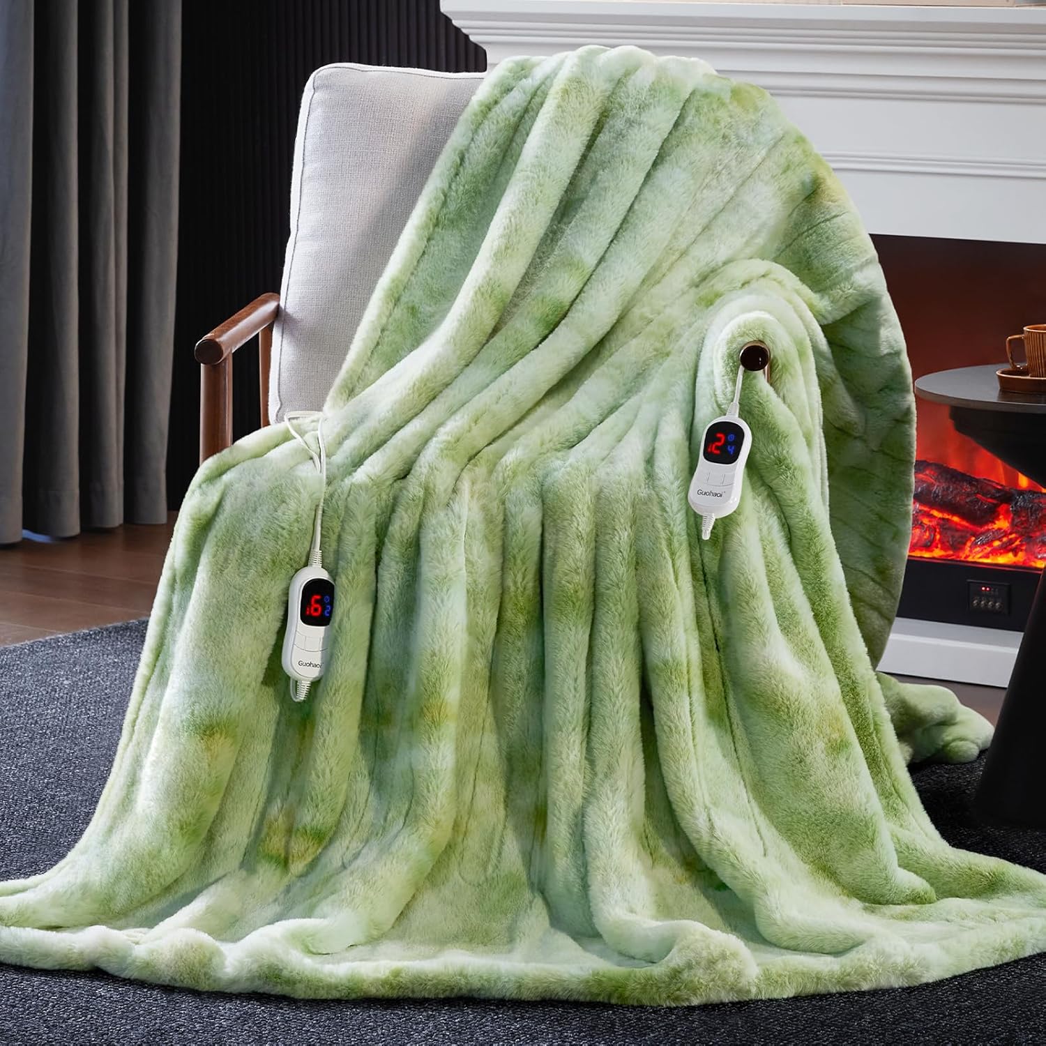 Guohaoi Heated Blanket Electric Throw for Ultimate Comfort