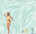 Beach Blanket Waterproof Sandproof Beach Mat for 2-4 Adults - Ripple