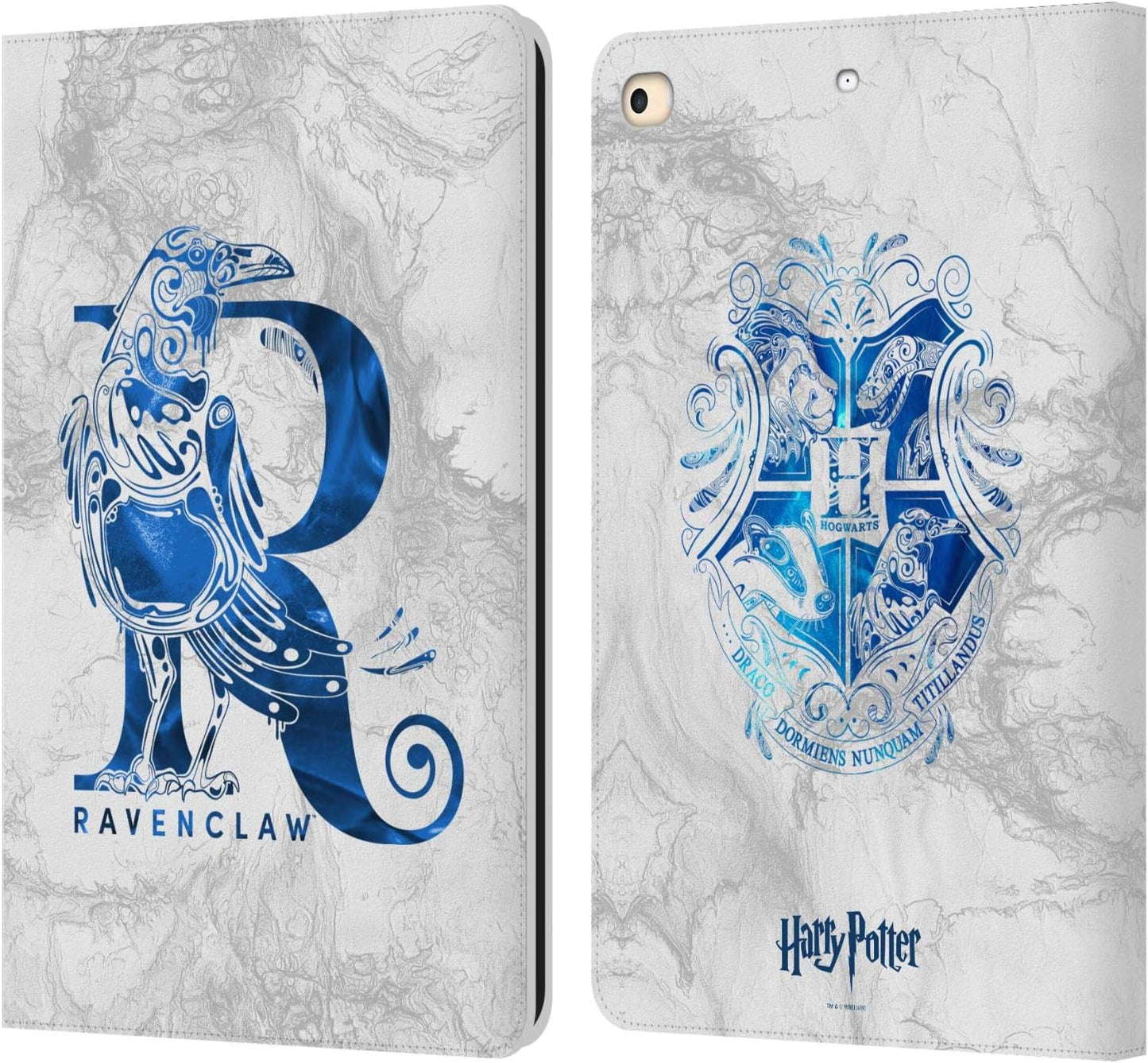 Harry Potter Ravenclaw Aguamenti Leather Wallet Case for iPad