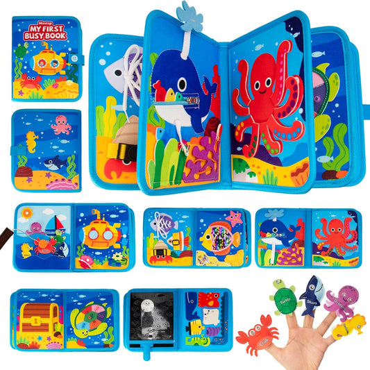 Interactive Toddler Busy Book - Boost Skills with Mootop