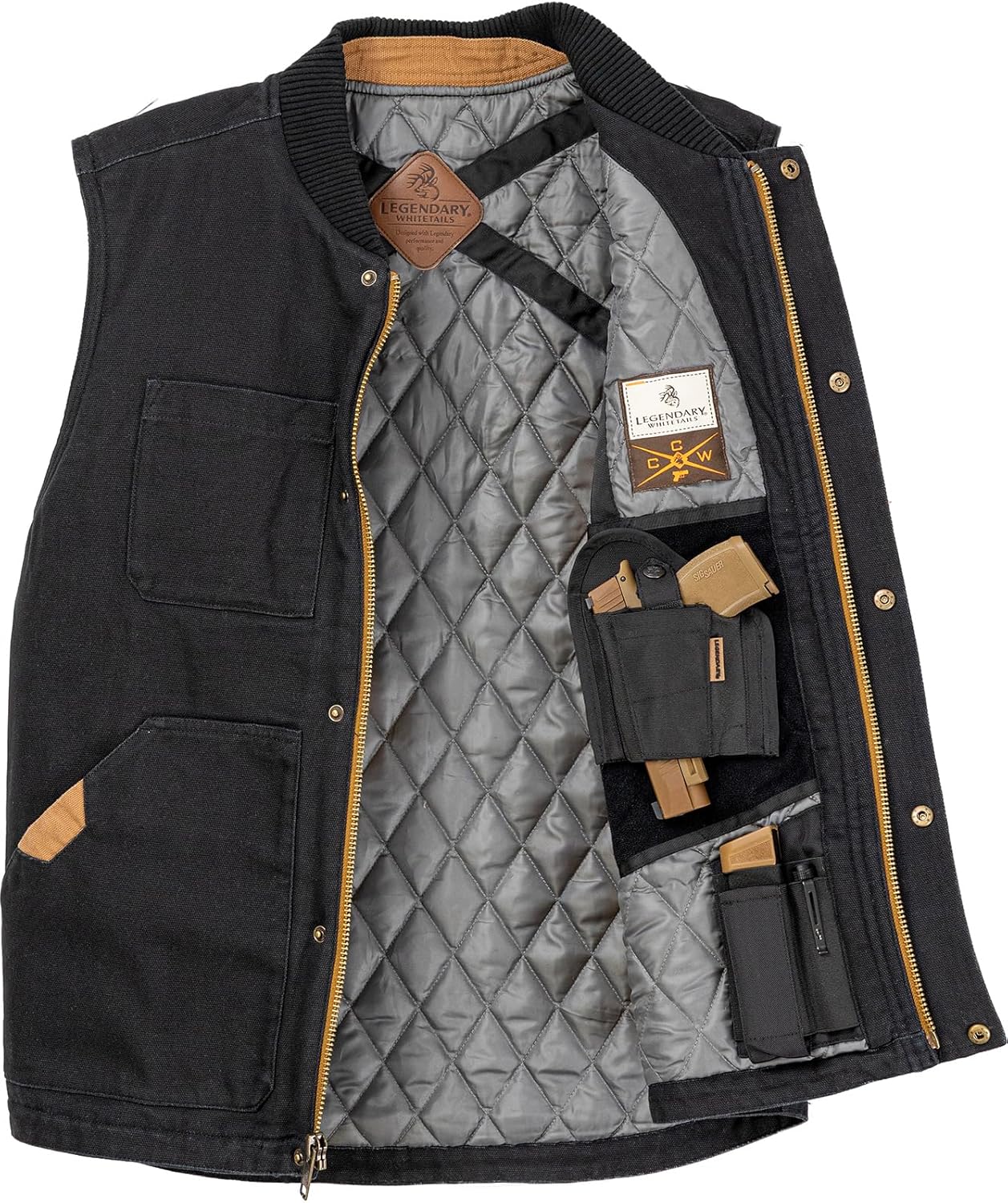 Legendary Whitetails Men's Concealed Carry CCW Vest for Comfort