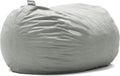 Fuf XL Foam Filled Bean Bag Chair Fog Lenox - 5 ft Cloud Comfort