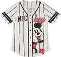 Disney Mickey Mouse Ladies Baseball Jersey - Women's Button Down