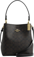 COACH womens Small Town Bucket - Versatile Leather Bucket Tote
