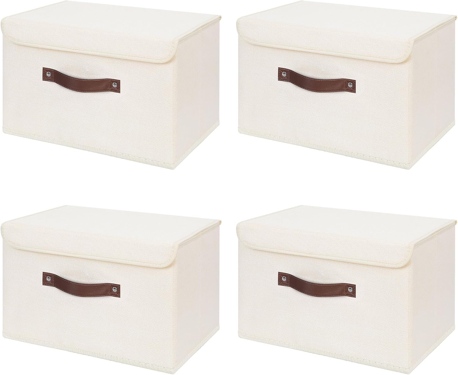 Large Storage Bins with Lid for Home Organization and Style