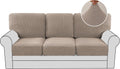 Multi-Pieces Couch Covers for 3 Cushion Sofa - Stretch Jacquard Fit