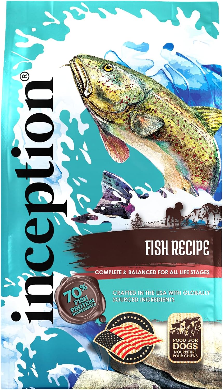 Inception Dry Dog Food Fish Recipe - Complete Balanced Nutrition