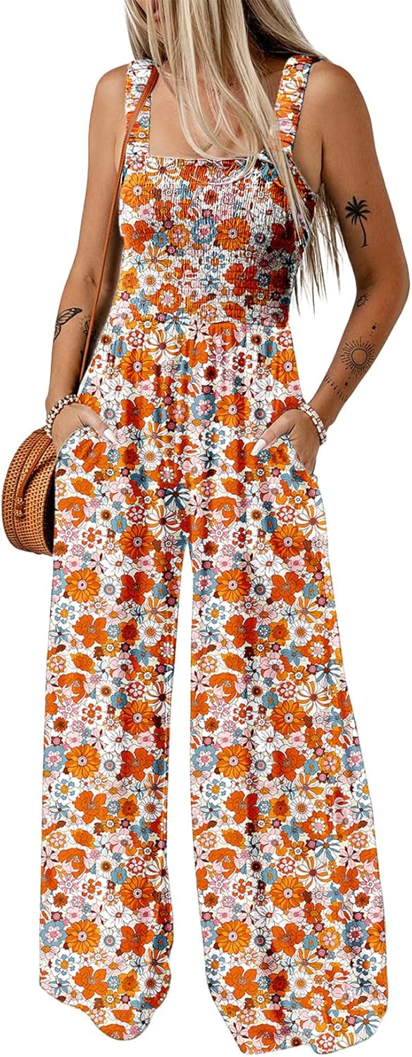 Dokotoo Women's Casual Loose Overalls Jumpsuits for Summer Fun