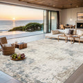 Area Rugs Living Room Rug 5x7 - Washable Modern Abstract Soft Non-Slip