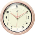 Retro 9 in Silent Sweep Wall Clock - Mid Century Kitchen Style