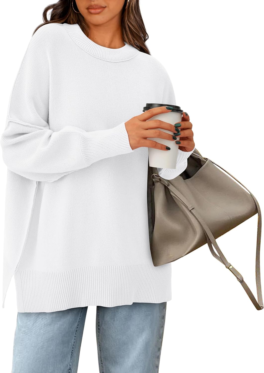PRETTYGARDEN Women's Oversized Sweater for Cozy Fall Fashion
