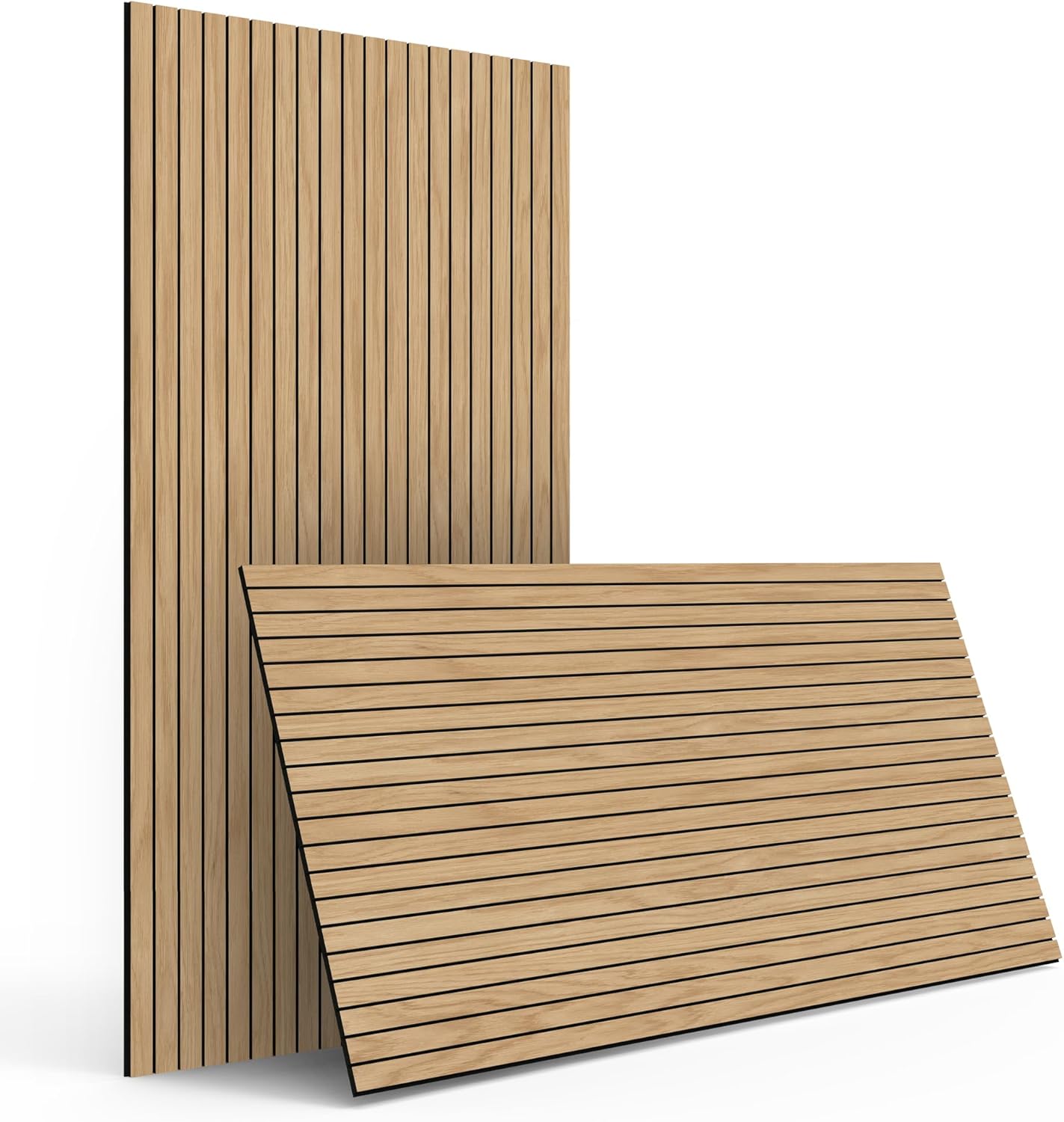 4-Piece Wood Slat Wall Panel for Stunning Acoustic Decor