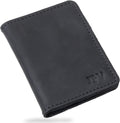 Personalized 100% Leather Bifold Wallet for Men - Slim Compact