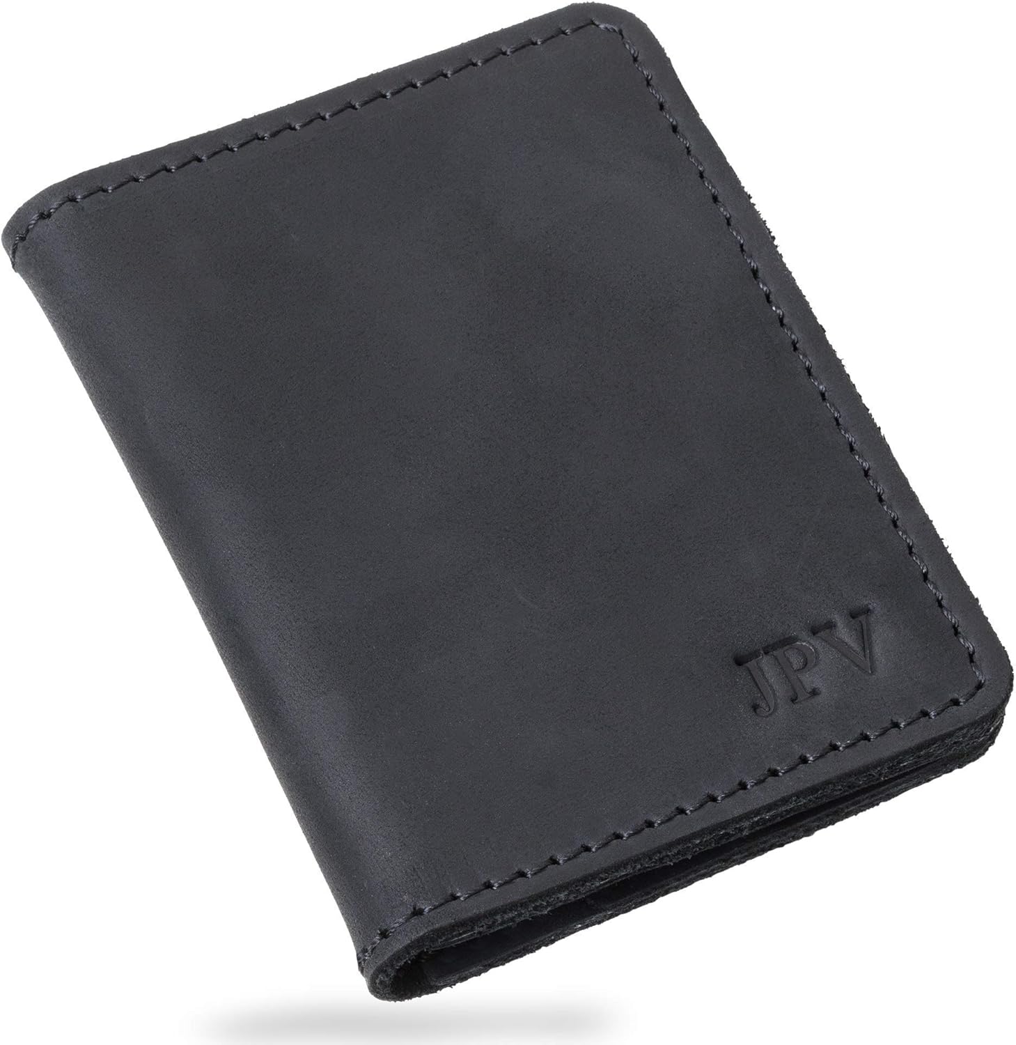 PEGAI Personalized Leather Bifold Wallet for Men - Slim Design