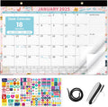 Desk Calendar 2025 Monthly Planner 17in x 12in - 18-Month Organizer