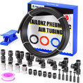 TAILONZ PNEUMATIC 1/2 in OD PU Air Tubing Kit - 10m Durable Kit