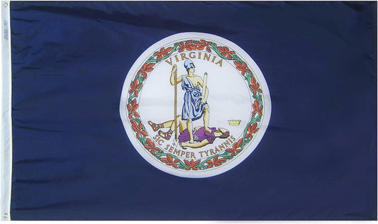 Virginia State Flag by Annin Flagmakers - Premium Quality 3 x 5 ft