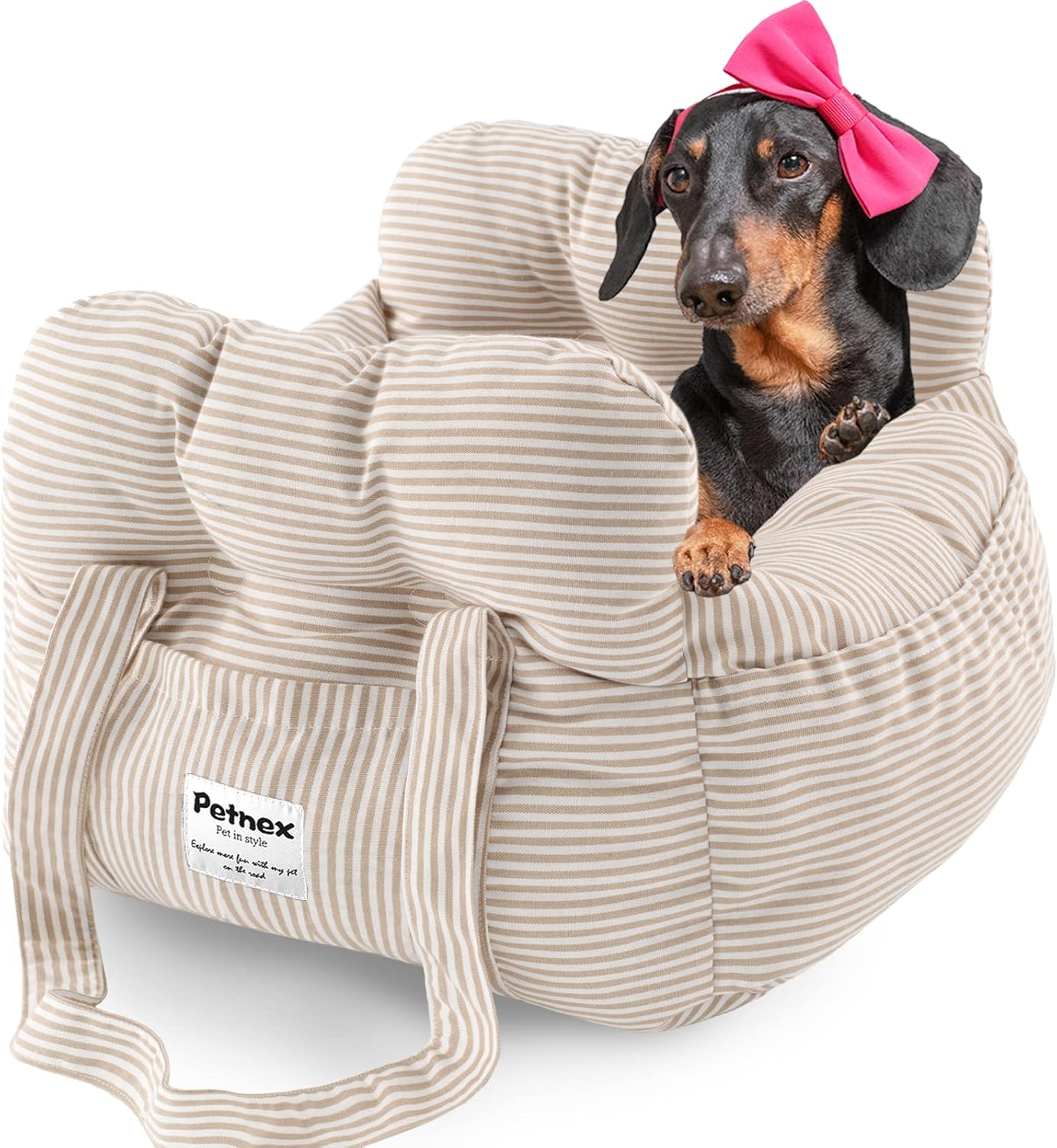 Petnex Dog Car Seat: Stylish & Portable Comfort!