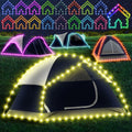 Remote Controlled 40FT Camping Tent Lights: 17 Colors, 7 Modes, Waterproof