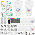 69 Pcs Baby Bib Bodysuit Baby Shower Set - DIY Keepsake Activity