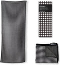 Nomadix Original Towel Gingham Black - Versatile, Sand-Resistant