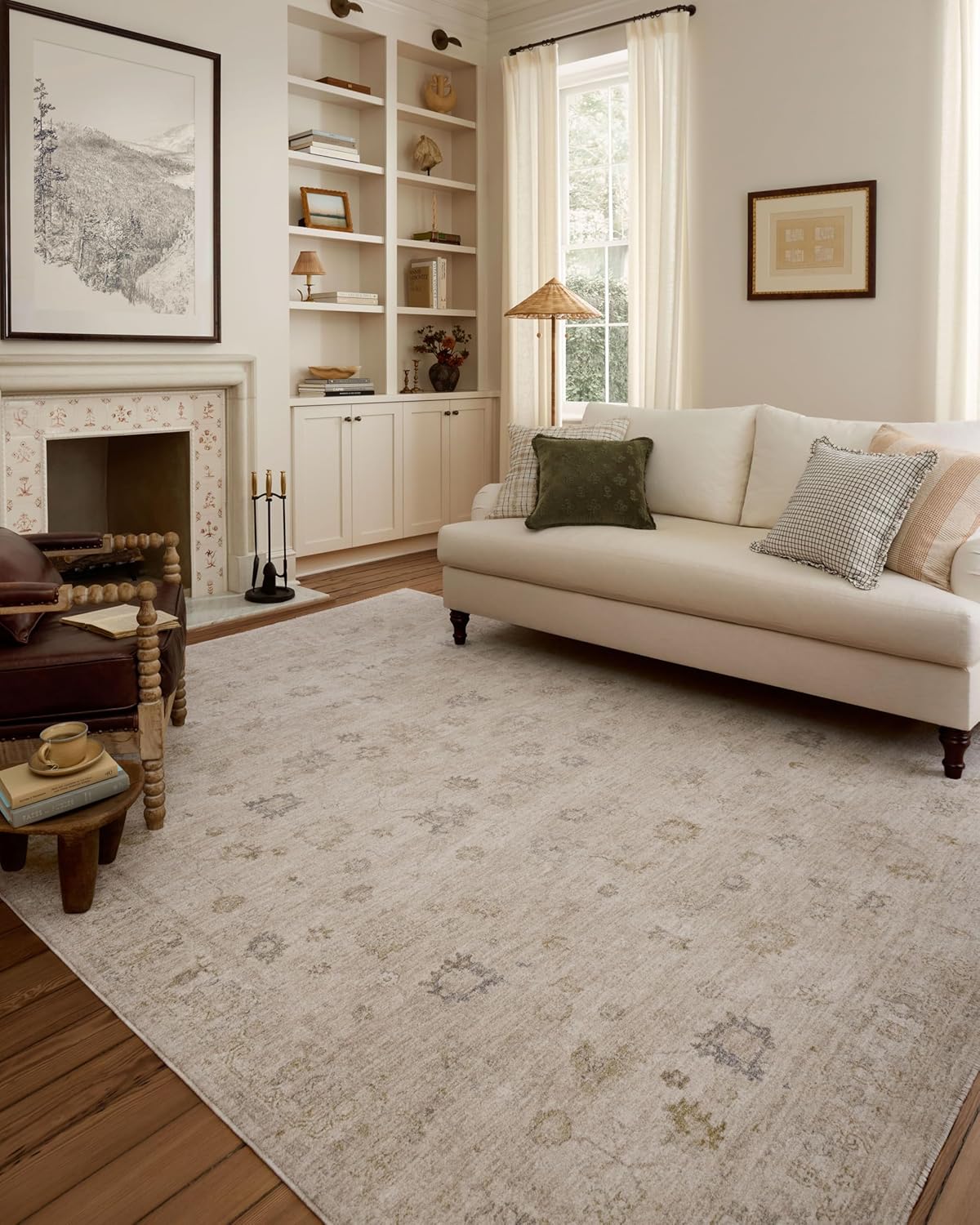 Vintage-Style Area Rug from Chris Loves Julia Louisa Collection