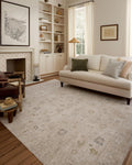Louisa Vintage-Style Area Rug 5 ft 3 in x 7 ft 6 in - Soft Neutral Rug