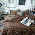 Leopard Print Comforter Set Twin XL - Soft Fluffy All-Season Comfort