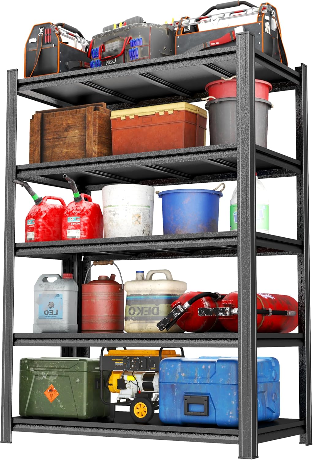 Heavy Duty Metal Garage Shelving Unit for Secure Storage