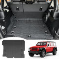 Cargo Mat Compatible with 2018-2025 Jeep Wrangler JL Unlimited 4 Door