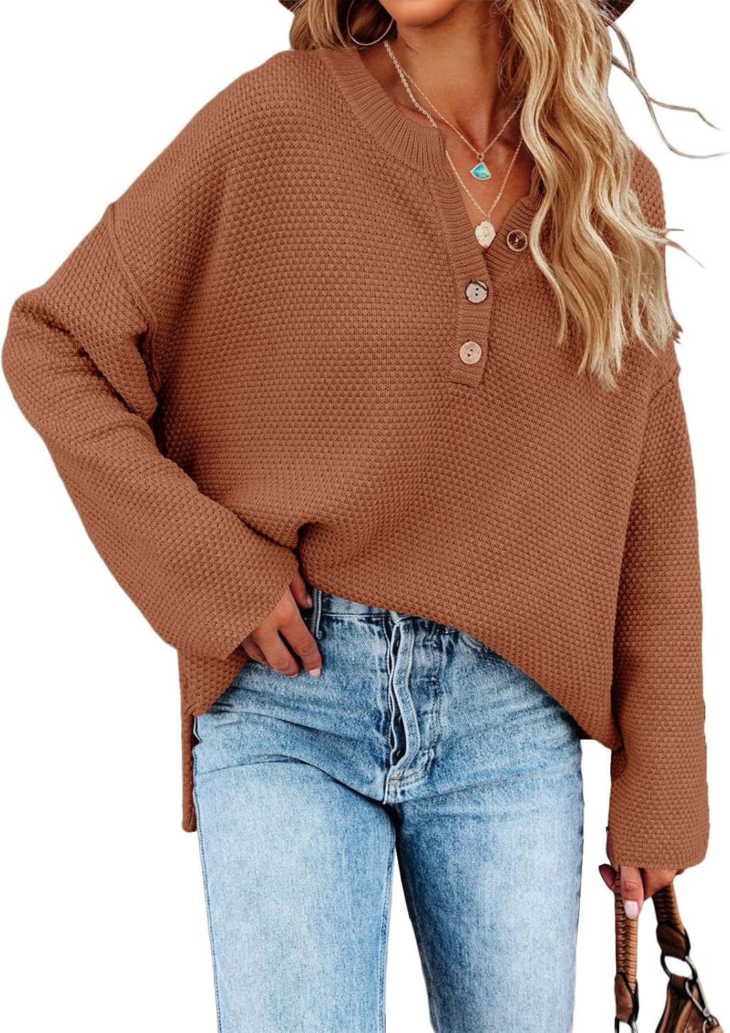 Saodimallsu Women's Oversized Sweaters for Cozy Style