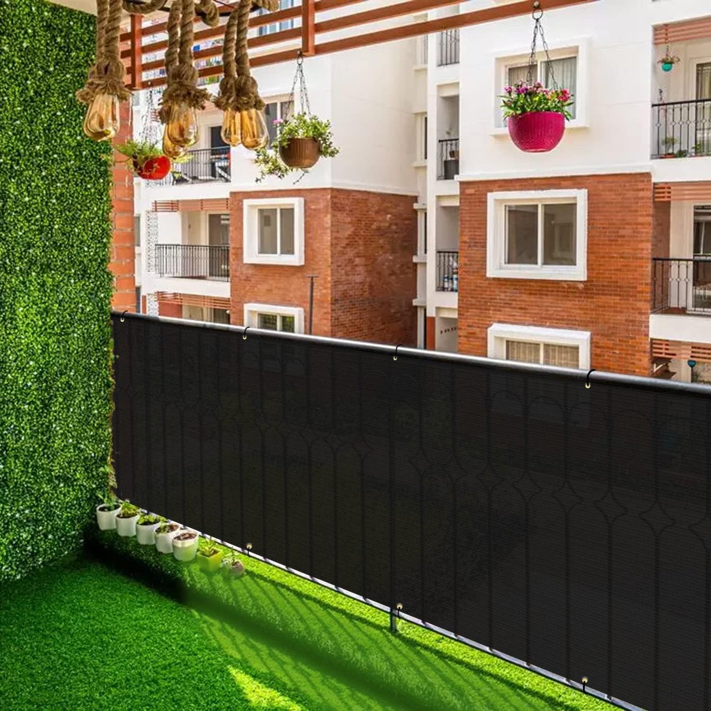 Privacy Screen for Apartments - UV Protected Balcony Cover by Goleray