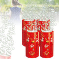 Fireworks Bubble Machine with 240ml Solution - Portable Party Bubbles
