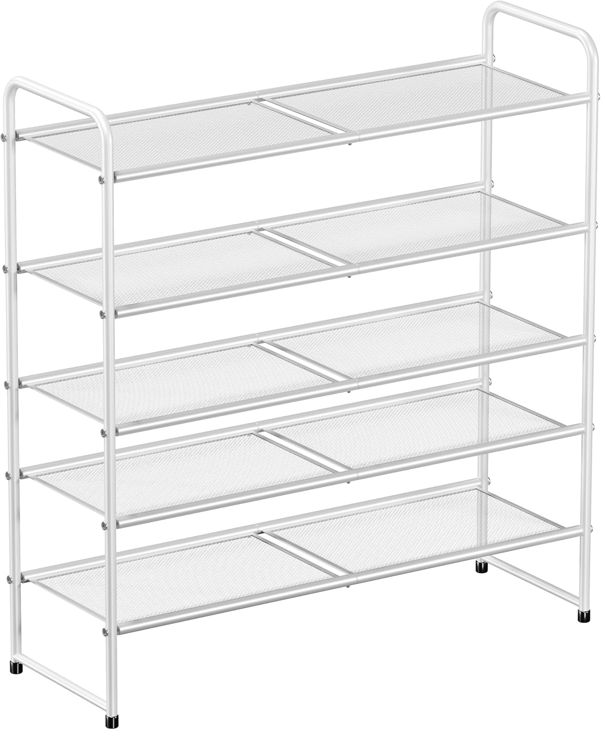 SUFAUY 33 Wide Shoe Rack for 24-30 Pairs of Shoes Storage