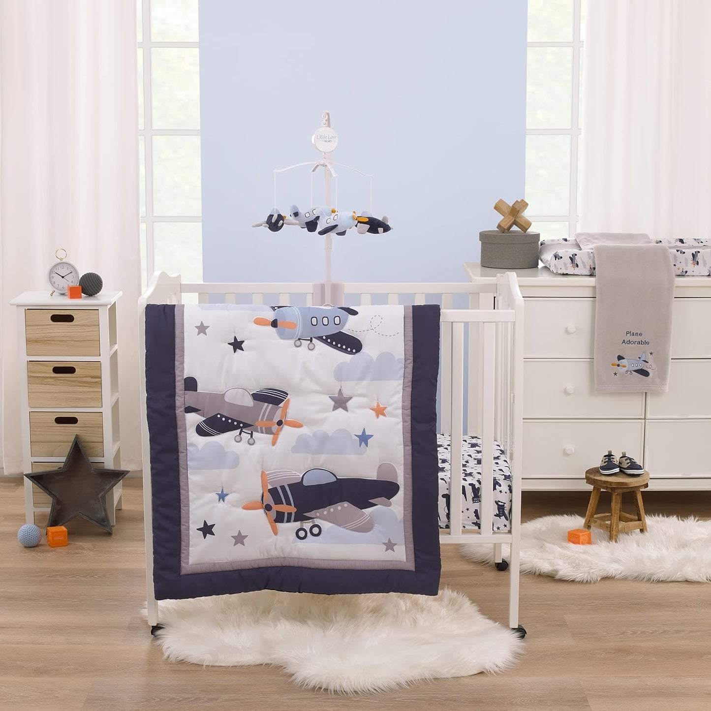 Soar High Little One 3 Piece Mini Crib Bedding Set Review