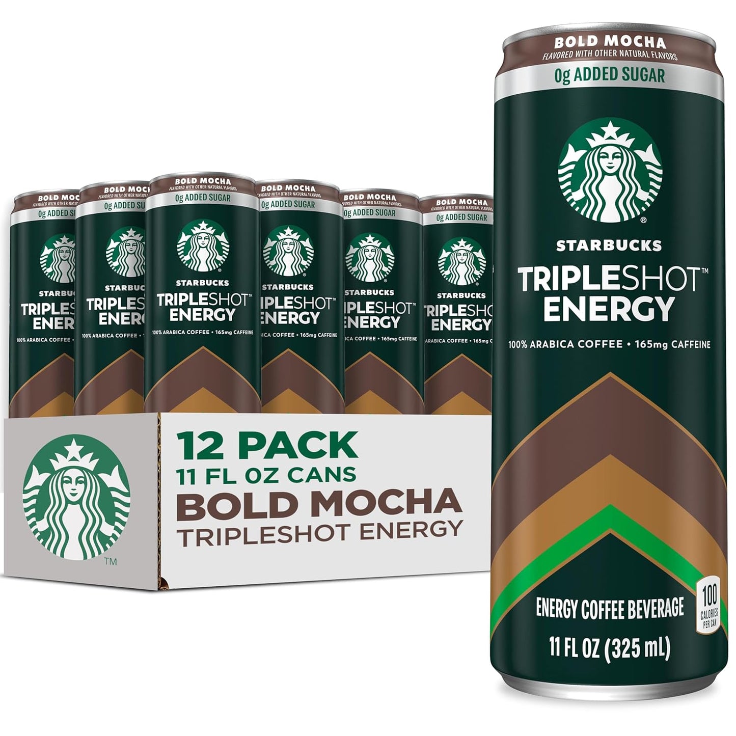 Starbucks Tripleshot Coffee Energy Drink, Bold Mocha, 12 Pack