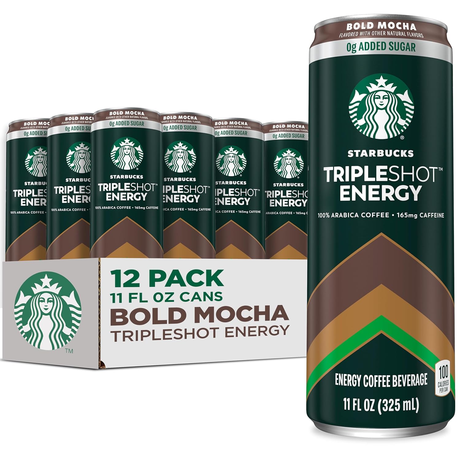 Starbucks Tripleshot Coffee Energy Drink, Bold Mocha, 12 Pack