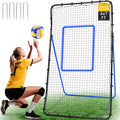 Volleyball Rebounder Net 7x4 Ft - Adjustable 5 Angles for Training